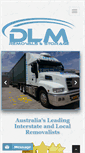 Mobile Screenshot of dlmremovals.com.au